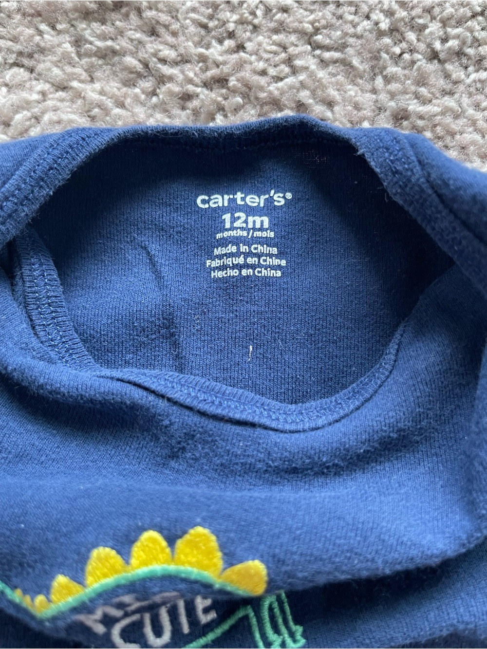 💥 Mix & Match - 5 for $25 💥  Baby Boys Long-Sleeve Onesie Set of 3 - Picture 7 of 7